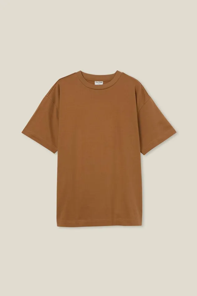Men Tees and Tanks Cotton On Box Fit Plain TShirt Ginger Men Tees and Tanks Cotton On Box Fit Plain TShirt Ginger