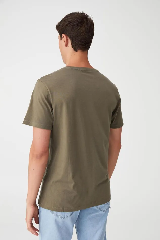 Men Tees and Tanks Cotton On Organic VNeck TShirt Military Men Tees and Tanks Cotton On Organic VNeck TShirt Military