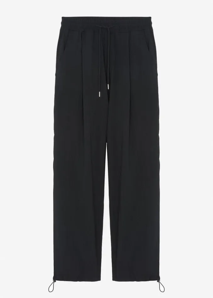 Men The Frankie Shop Eliott Crinkle Pants 8211 Black Black