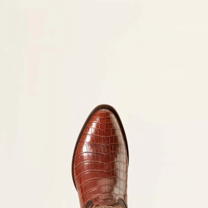 Men Western Boots Ariat Bench Made James Western Boot Whiskey Nile Crocrustic Tobacco Men Western Boots Ariat Bench Made James Western Boot Whiskey Nile Crocrustic Tobacco