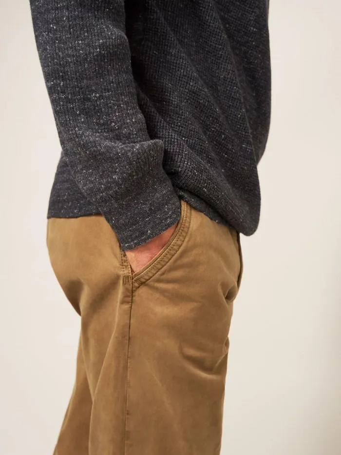 Men White Stuff Chinos Sutton Organic Chino Trouser Mid Brown Men White Stuff Chinos Sutton Organic Chino Trouser Mid Brown