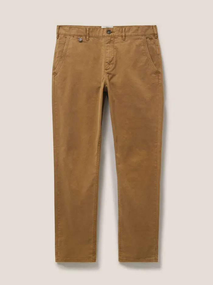 Men White Stuff Chinos Sutton Organic Chino Trouser Mid Brown Men White Stuff Chinos Sutton Organic Chino Trouser Mid Brown
