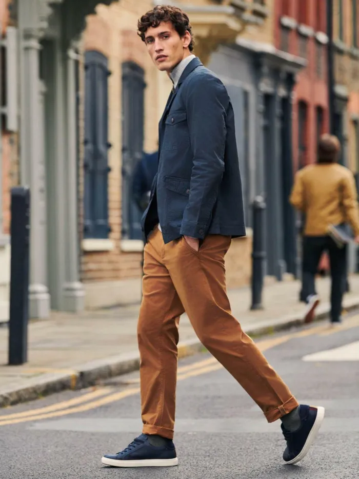 Men White Stuff Chinos Sutton Organic Chino Trouser Mid Brown Men White Stuff Chinos Sutton Organic Chino Trouser Mid Brown