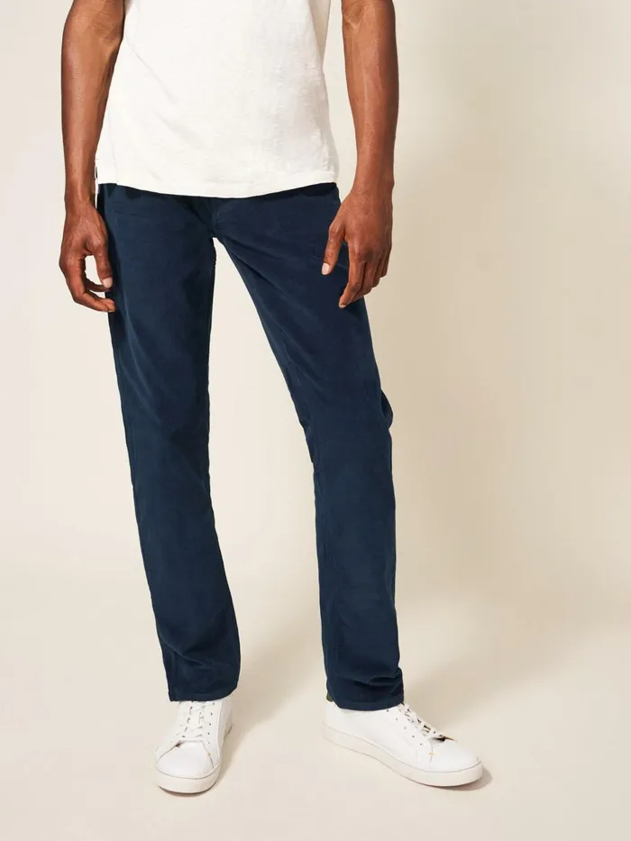 Men White Stuff Trousers Crosby Cord Trouser Dark Navy Men White Stuff Trousers Crosby Cord Trouser Dark Navy