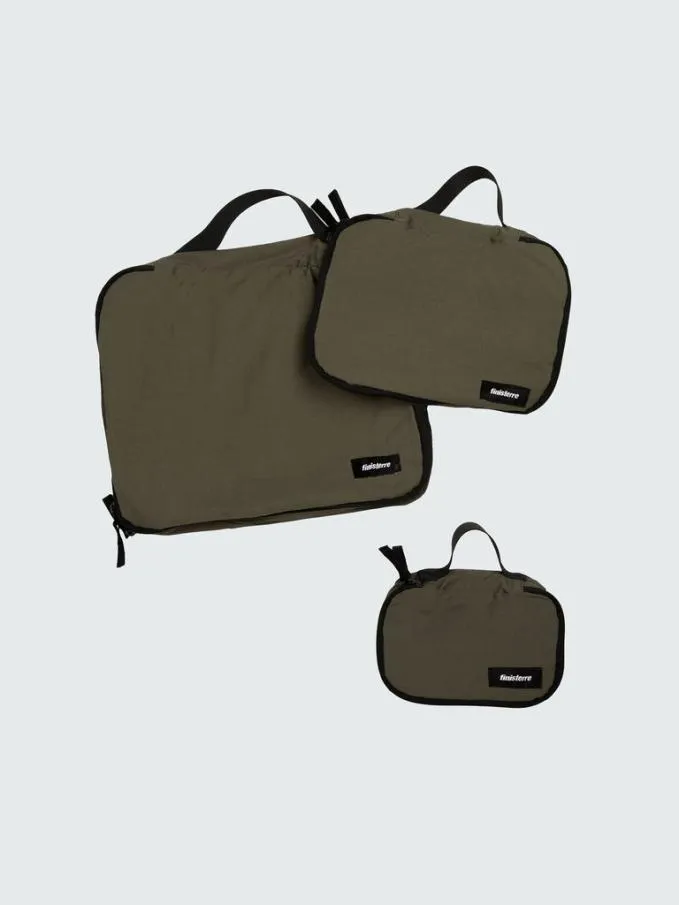MenWomen Packing Cubes Olive Finisterre Bags