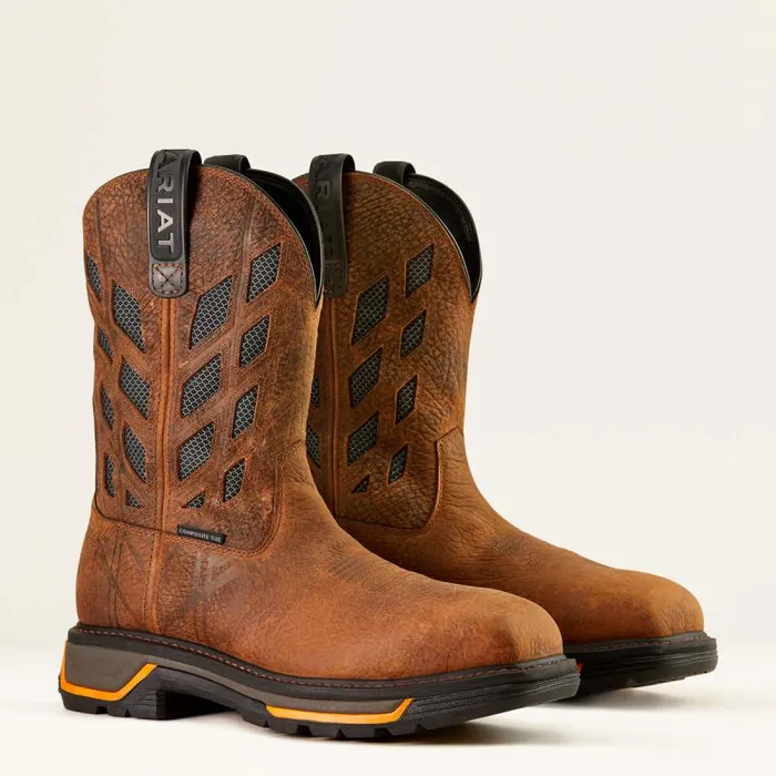 Men Work Boots Ariat Big Rig Tread VentTEK Composite Toe Work Boot Earthgraphite Men Work Boots Ariat Big Rig Tread VentTEK Composite Toe Work Boot Earthgraphite