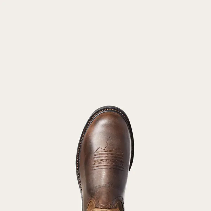 Men Work Boots Ariat Groundbreaker MetGuard Steel Toe Work Boot Brown Men Work Boots Ariat Groundbreaker MetGuard Steel Toe Work Boot Brown