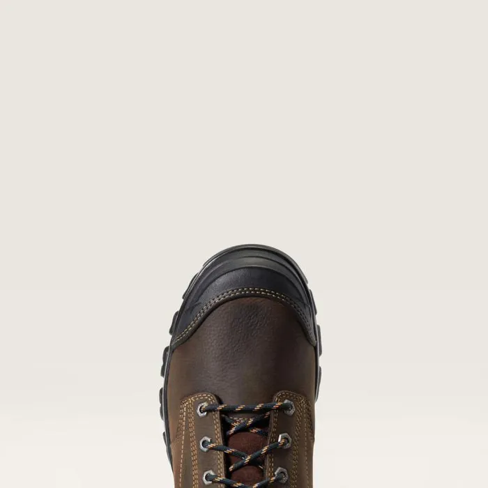 Men Work Boots Ariat Treadfast 6034 Waterproof Work Boot Dark Brown Men Work Boots Ariat Treadfast 6034 Waterproof Work Boot Dark Brown
