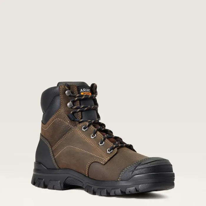Men Work Boots Ariat Treadfast 6034 Waterproof Work Boot Dark Brown Men Work Boots Ariat Treadfast 6034 Waterproof Work Boot Dark Brown