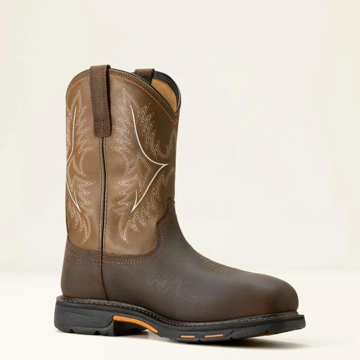 Men Work Boots Ariat WorkHog CSA Waterproof Insulated Composite Toe Work Boot Bruin Brown Men Work Boots Ariat WorkHog CSA Waterproof Insulated Composite Toe Work Boot Bruin Brown