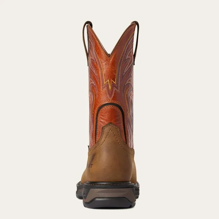 Men Work Boots Ariat WorkHog XT Cottonwood Carbon Toe Work Boot Dark Earth