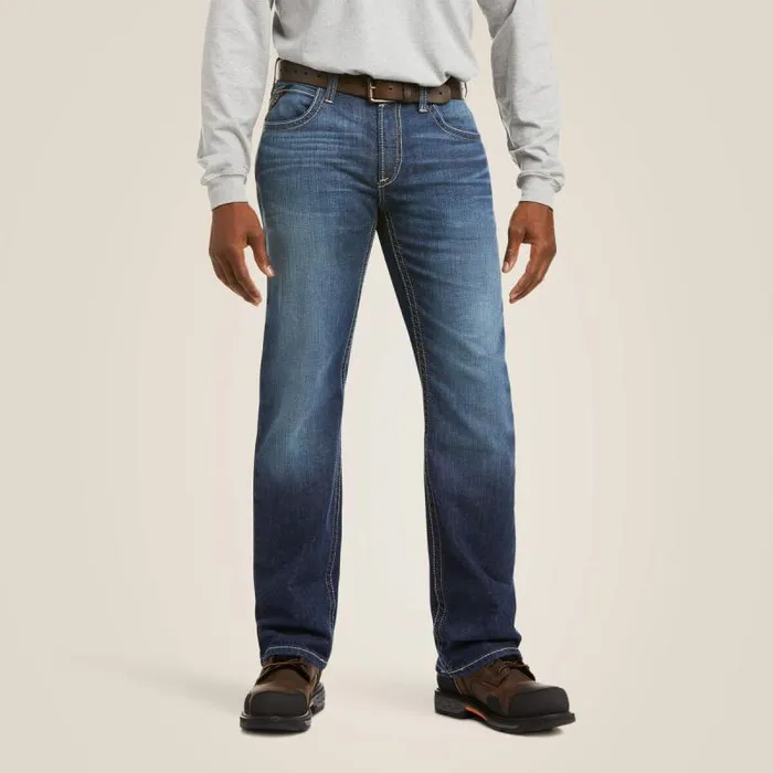 Men Workwear Ariat FR M5 Straight DuraStretch Truckee Stackable Straight Leg Jean Ryley Men Workwear Ariat FR M5 Straight DuraStretch Truckee Stackable Straight Leg Jean Ryley