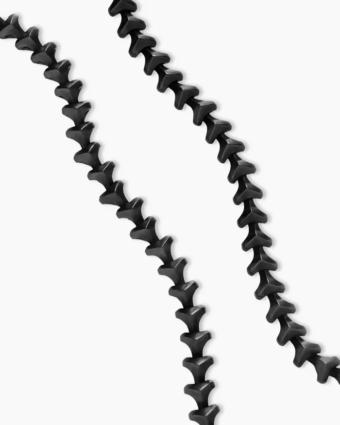 Mens Armory Necklace In Black Titanium 95mm Men David Yurman Chains Mens Armory Necklace In Black Titanium 95mm Men David Yurman Chains