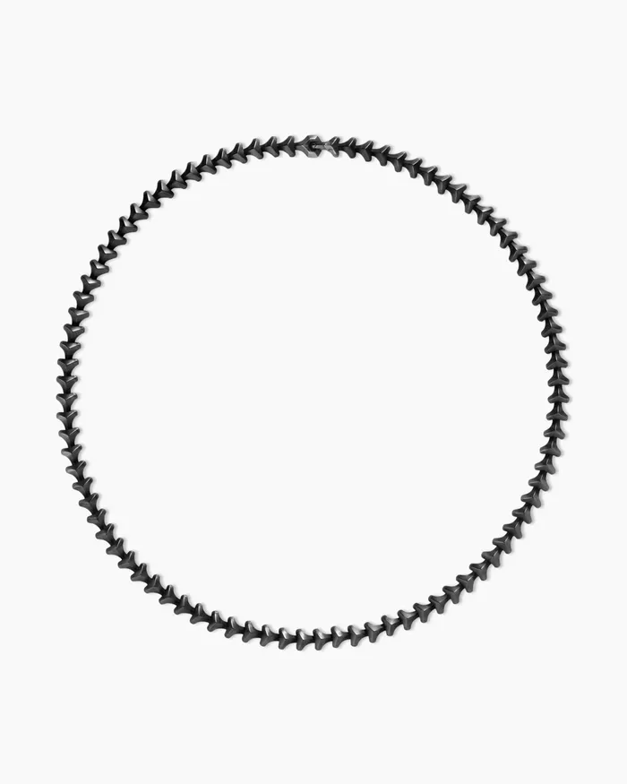 Mens Armory Necklace In Black Titanium 95mm Men David Yurman Chains Mens Armory Necklace In Black Titanium 95mm Men David Yurman Chains