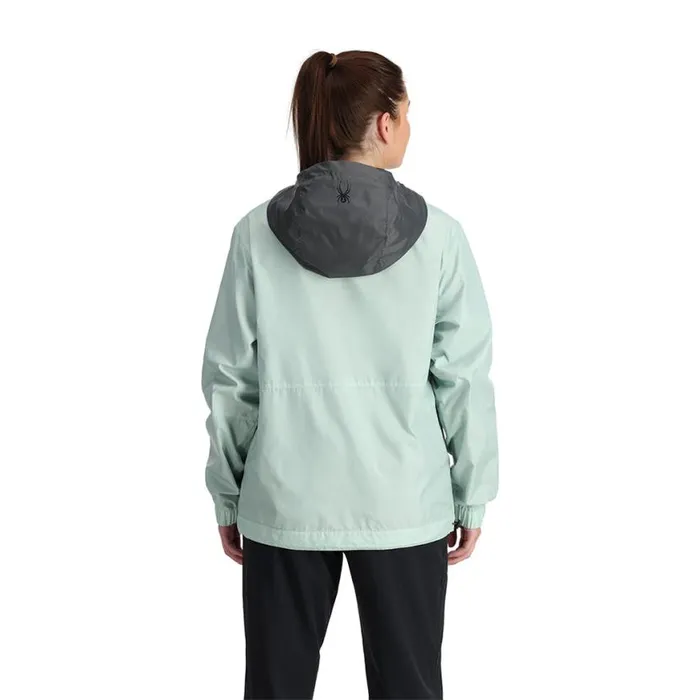 Mens Belford Windbreaker Wintergreen Spyder Shell