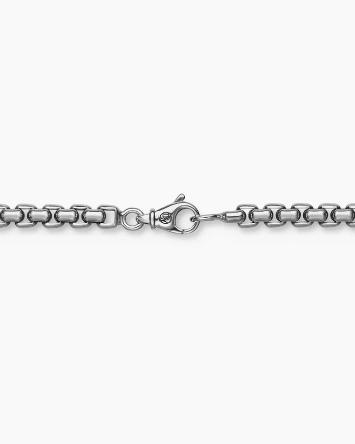 Mens Box Chain Necklace In Sterling Silver 48mm Men David Yurman Chains Mens Box Chain Necklace In Sterling Silver 48mm Men David Yurman Chains