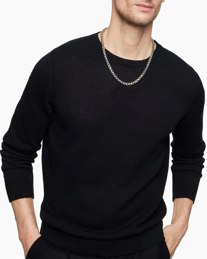 Mens Box Chain Necklace In Sterling Silver 73mm Men David Yurman Chains