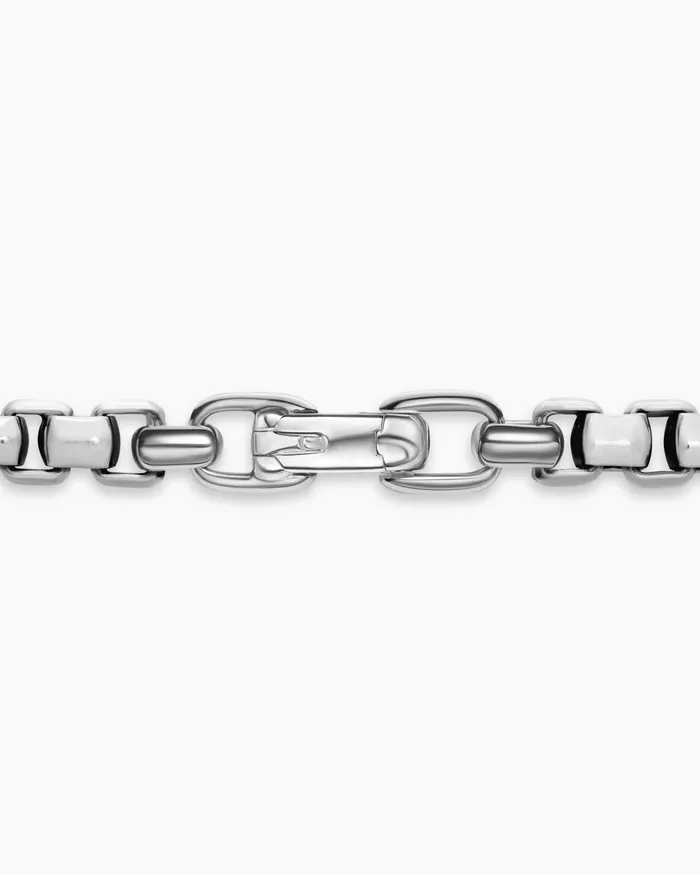 Mens Box Chain Necklace In Sterling Silver 73mm Men David Yurman Chains