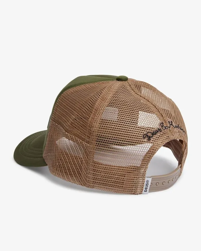 Mens Deus Ex Machina Hats Grip Tape Trucker 8211 Olive Combo Olive Combo Mens Deus Ex Machina Hats Grip Tape Trucker 8211 Olive Combo Olive Combo