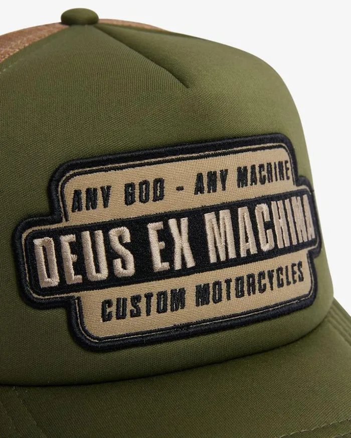 Mens Deus Ex Machina Hats Grip Tape Trucker 8211 Olive Combo Olive Combo Mens Deus Ex Machina Hats Grip Tape Trucker 8211 Olive Combo Olive Combo