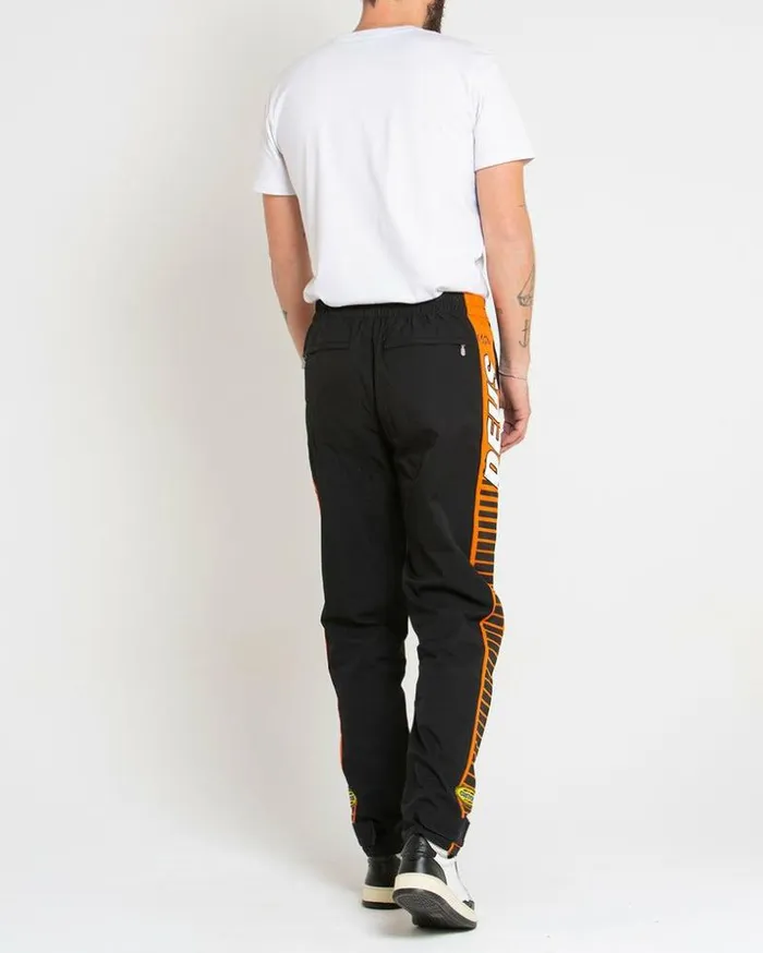 Mens Deus Ex Machina Pants Team Racing Pant 8211 Black Black