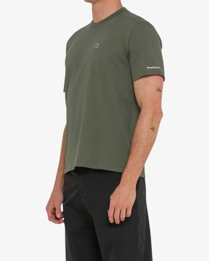 Mens Deus Ex Machina Tees CWorks Tee 8211 Clover Clover Mens Deus Ex Machina Tees CWorks Tee 8211 Clover Clover