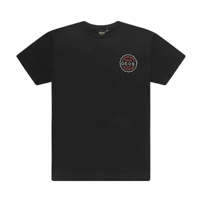 Mens Deus Ex Machina Tees Tokyo Address Tee 8211 Black Black