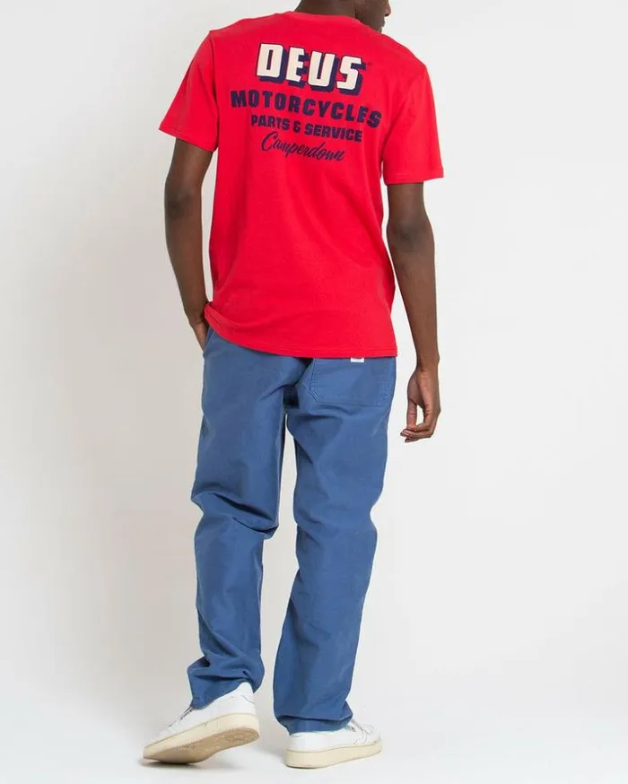 Mens Deus Ex Machina Tees Unchained Tee 8211 Mars Red Mars Red Mens Deus Ex Machina Tees Unchained Tee 8211 Mars Red Mars Red