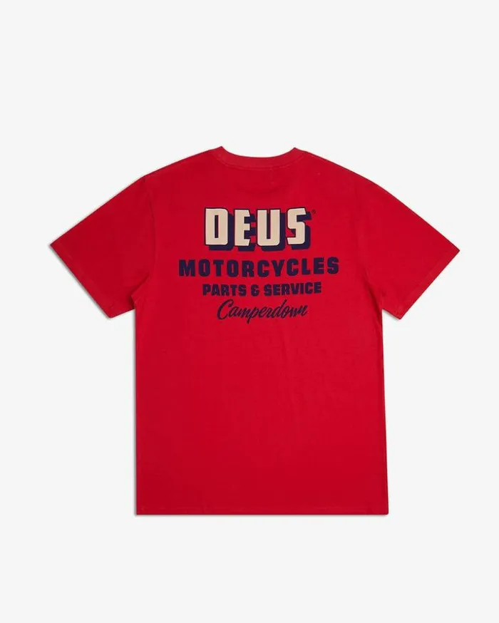 Mens Deus Ex Machina Tees Unchained Tee 8211 Mars Red Mars Red Mens Deus Ex Machina Tees Unchained Tee 8211 Mars Red Mars Red