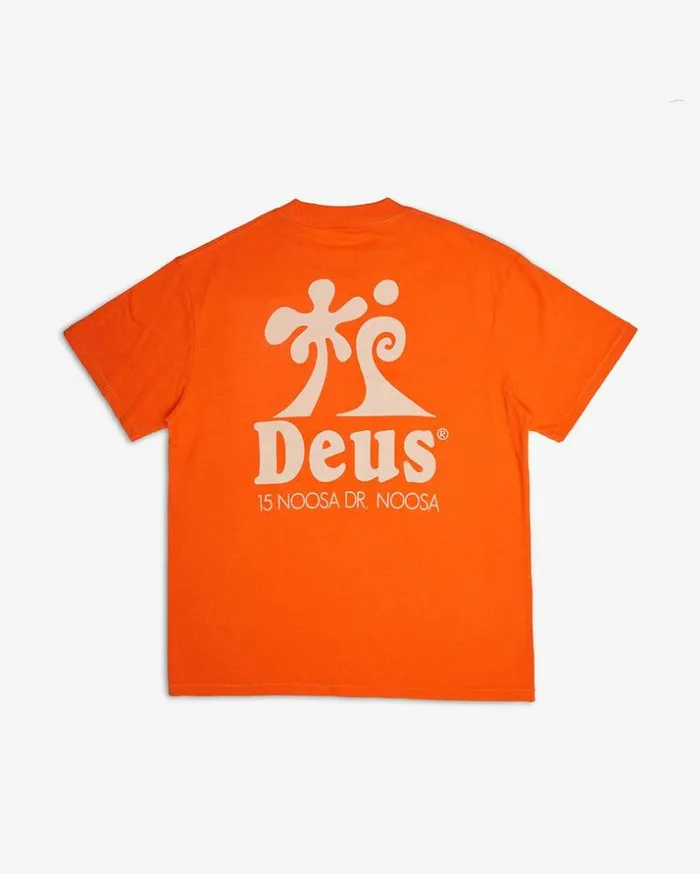 Mens Deus Ex Machina Tees Wobbles Tee 8211 Mandarin Orange Mandarin Orange Mens Deus Ex Machina Tees Wobbles Tee 8211 Mandarin Orange Mandarin Orange