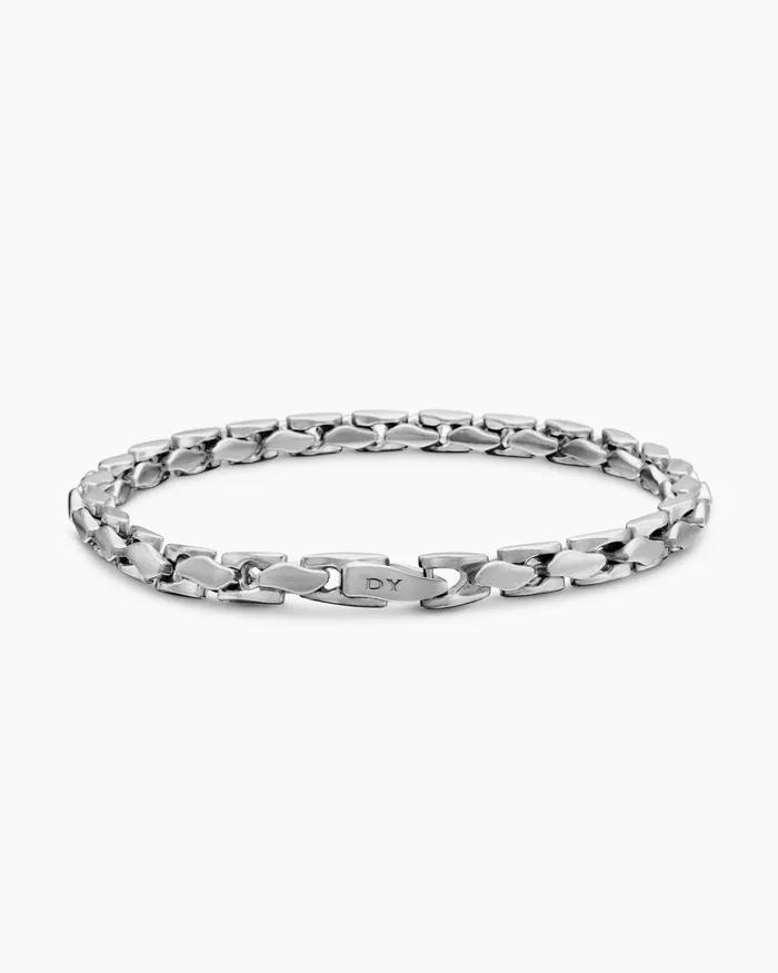 Mens Fluted Chain Bracelet In Sterling Silver 5mm Men David Yurman Chain Mens Fluted Chain Bracelet In Sterling Silver 5mm Men David Yurman Chain