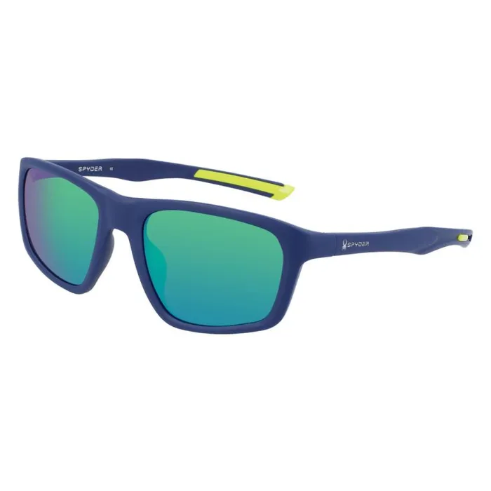 Mens Rectangle Sunglasses Navy Spyder Eyewear