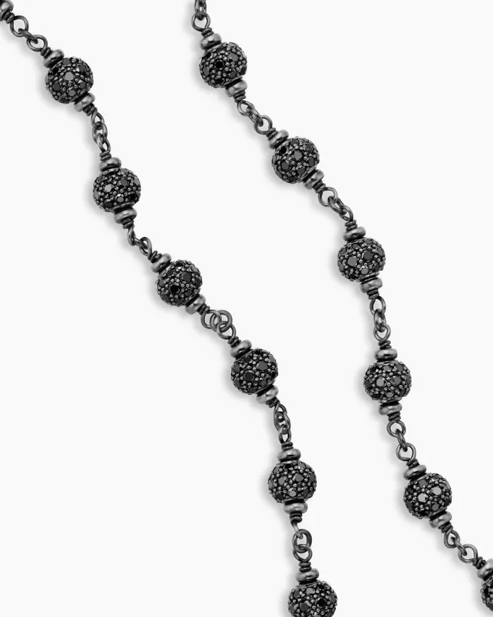 Mens Spiritual Beads Necklace In Sterling Silver 6mm Men David Yurman Bead Mens Spiritual Beads Necklace In Sterling Silver 6mm Men David Yurman Bead