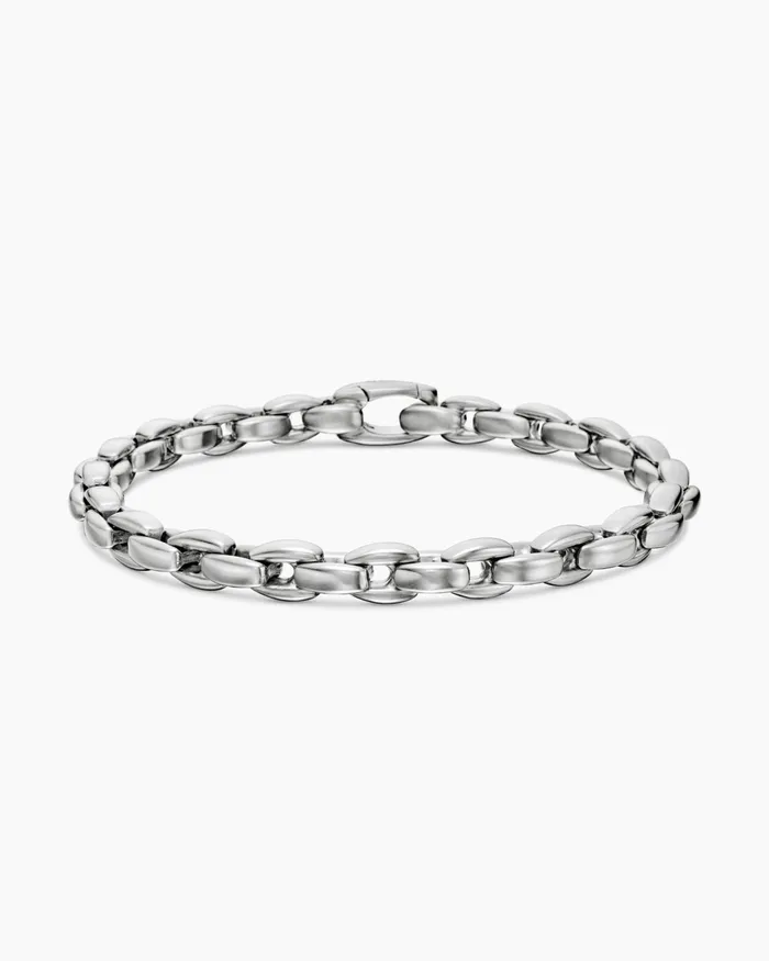 Mens Streamline Elongated Chain Bracelet In Sterling Silver 6mm Men David Yurman Chain Mens Streamline Elongated Chain Bracelet In Sterling Silver 6mm Men David Yurman Chain