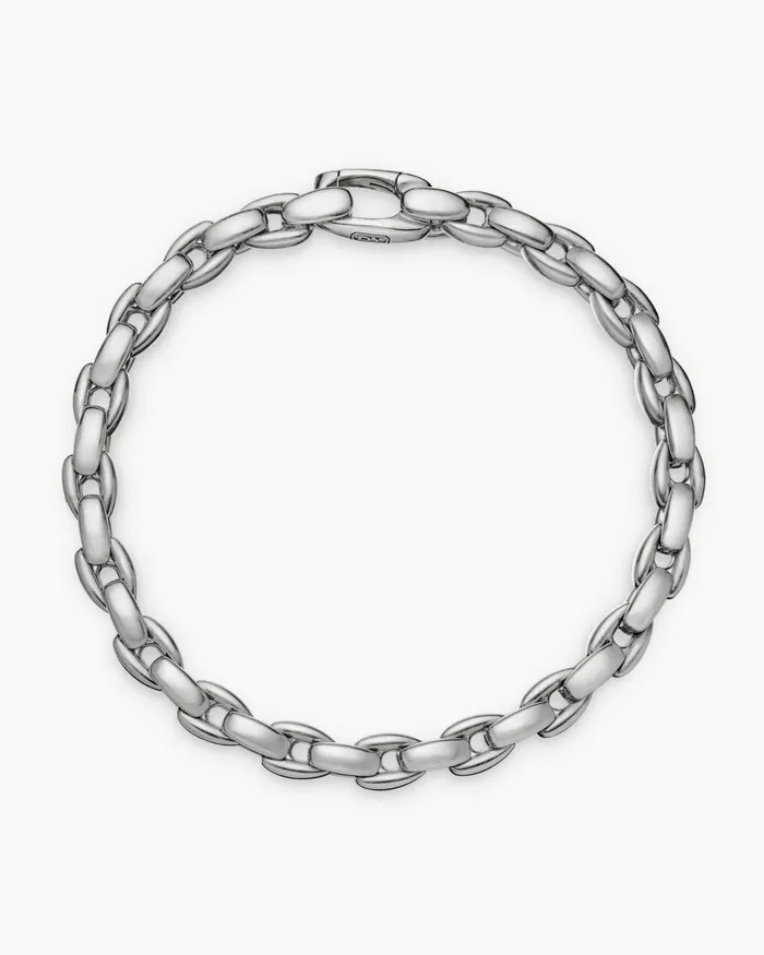 Mens Streamline Elongated Chain Bracelet In Sterling Silver 6mm Men David Yurman Chain Mens Streamline Elongated Chain Bracelet In Sterling Silver 6mm Men David Yurman Chain