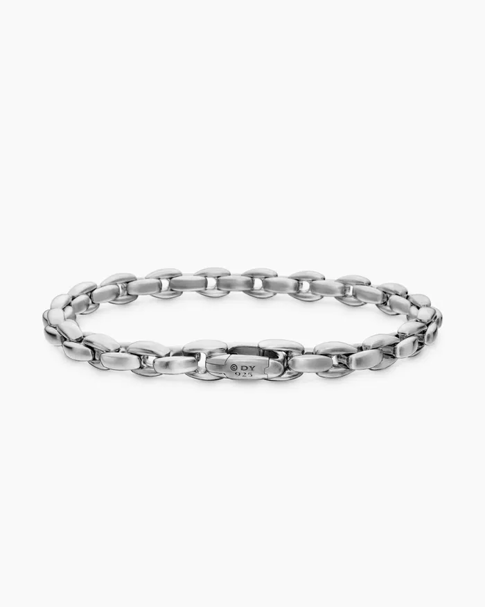 Mens Streamline Elongated Chain Bracelet In Sterling Silver 6mm Men David Yurman Chain Mens Streamline Elongated Chain Bracelet In Sterling Silver 6mm Men David Yurman Chain
