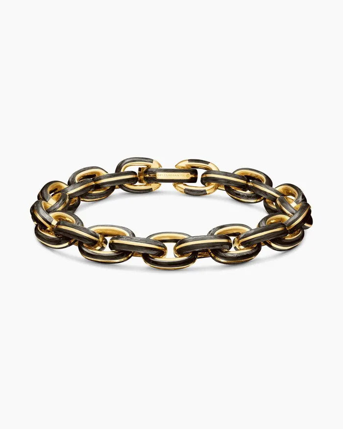 Mens Streamline Oval Link Bracelet In 18K Yellow Gold 11mm Men David Yurman Chain Mens Streamline Oval Link Bracelet In 18K Yellow Gold 11mm Men David Yurman Chain