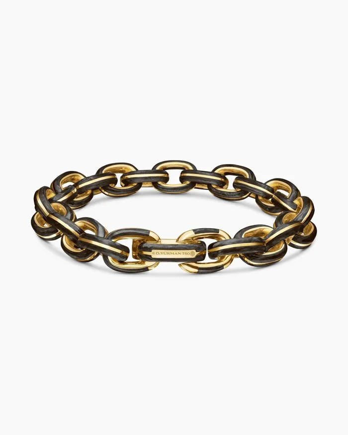 Mens Streamline Oval Link Bracelet In 18K Yellow Gold 11mm Men David Yurman Chain Mens Streamline Oval Link Bracelet In 18K Yellow Gold 11mm Men David Yurman Chain
