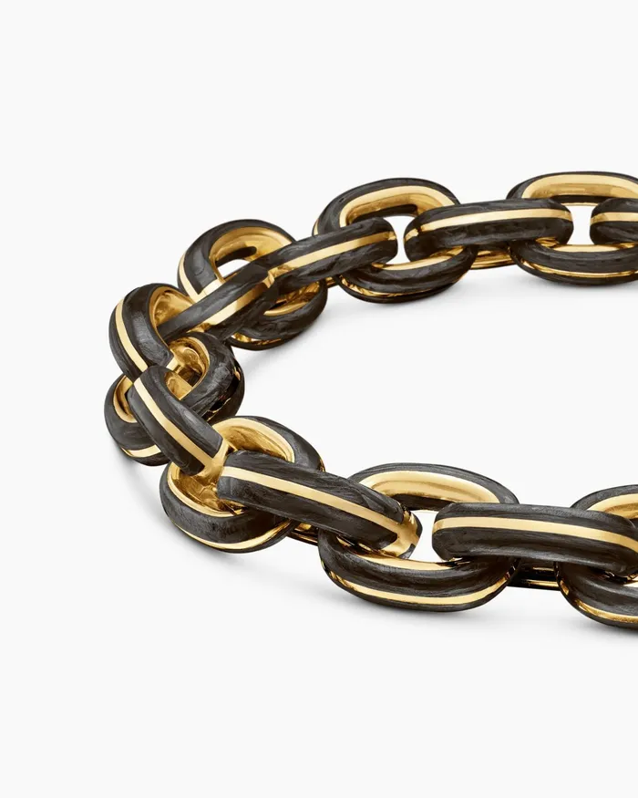Mens Streamline Oval Link Bracelet In 18K Yellow Gold 11mm Men David Yurman Chain Mens Streamline Oval Link Bracelet In 18K Yellow Gold 11mm Men David Yurman Chain