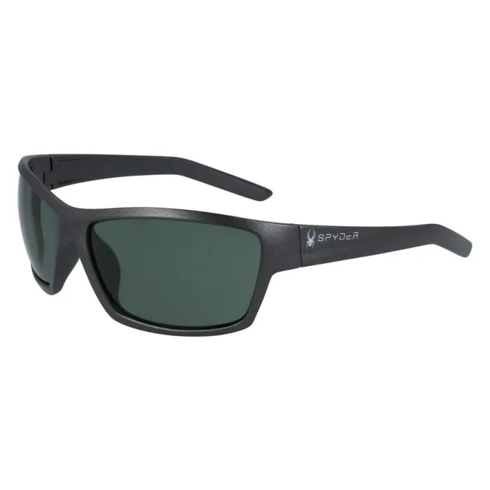 Mens Wrap Sunglasses Gunmetal Grey Spyder Eyewear