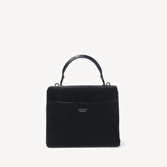 Midi Mayfair Bag Beaded Birds Hand Embroidery On Velvet Women Aspinal Of London Shoulder