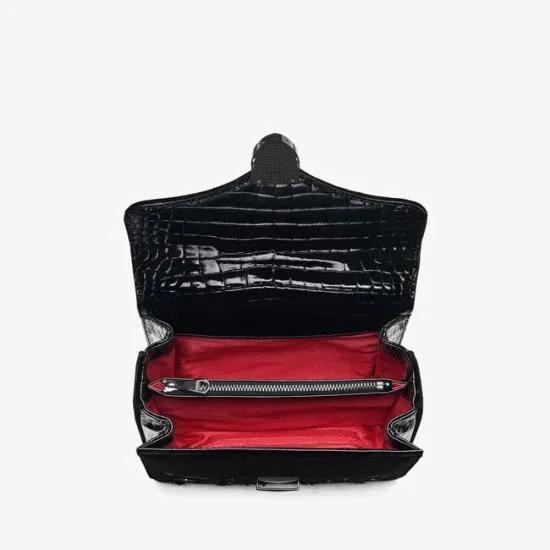 Midi Mayfair Bag Beaded Birds Hand Embroidery On Velvet Women Aspinal Of London Shoulder