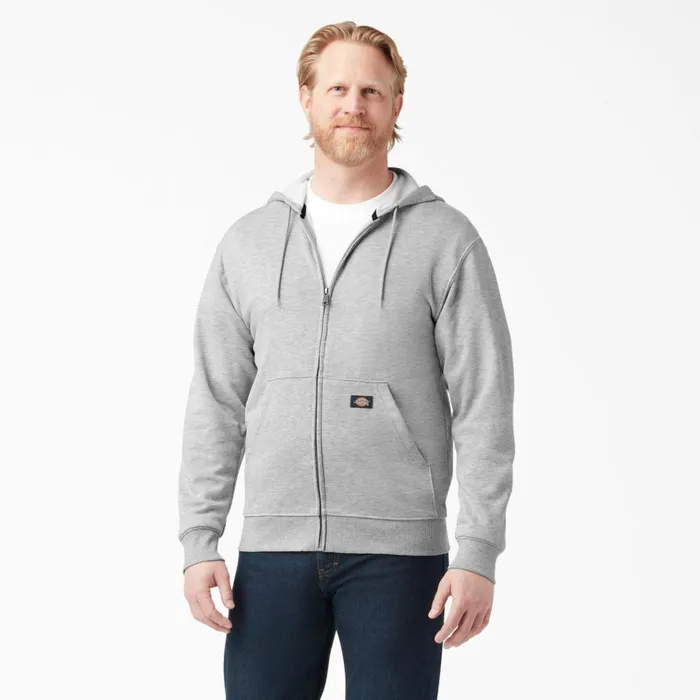 Midweight Fleece Zip Hoodie Heather Gray Heather Gray hg Men Dickies Outerwear Midweight Fleece Zip Hoodie Heather Gray Heather Gray hg Men Dickies Outerwear
