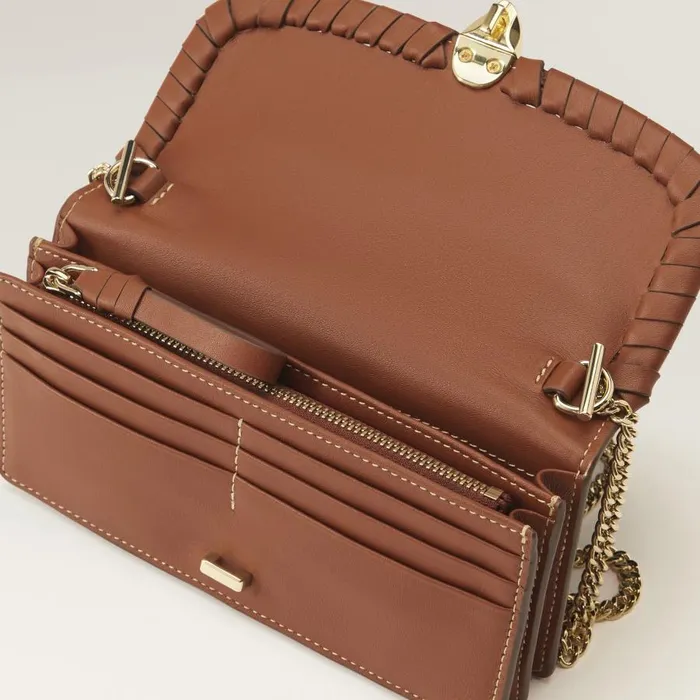 Mini Bags Bags Helen Kaminski Blisse Wallet Clutch Cuoio
