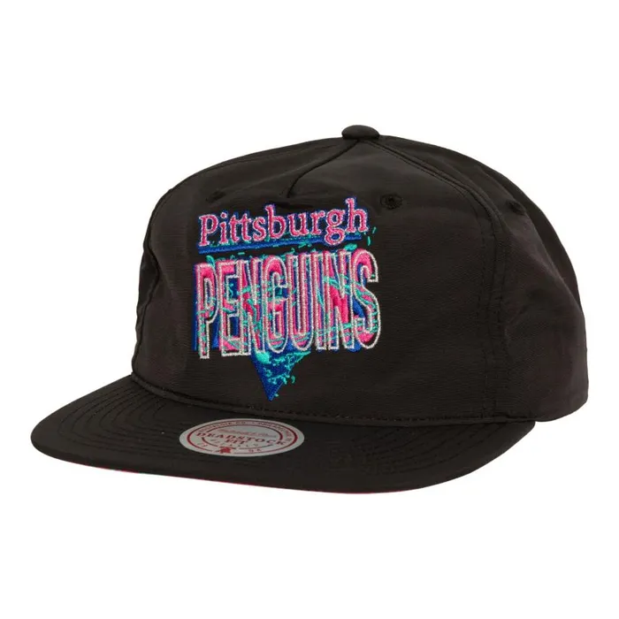 Mitchell and Ness 90s Reflective Deadstock Strapback Vntg Pittsburgh Penguins Men Hats and Headwear Mitchell and Ness 90s Reflective Deadstock Strapback Vntg Pittsburgh Penguins Men Hats and Headwear