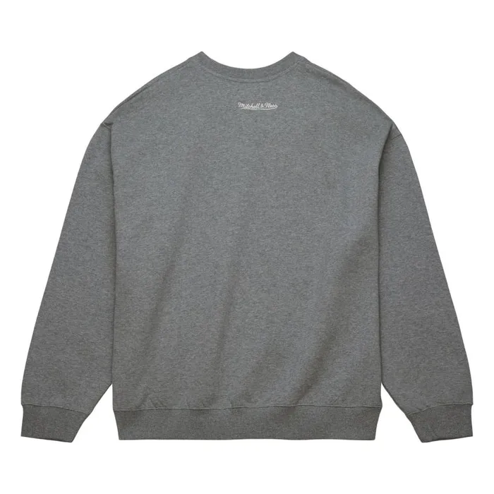 Mitchell and Ness 90s Reflective Heather Crewneck Sweatshirt Chicago Bulls Men Hoodies and Sweatshirts Mitchell and Ness 90s Reflective Heather Crewneck Sweatshirt Chicago Bulls Men Hoodies and Sweatshirts