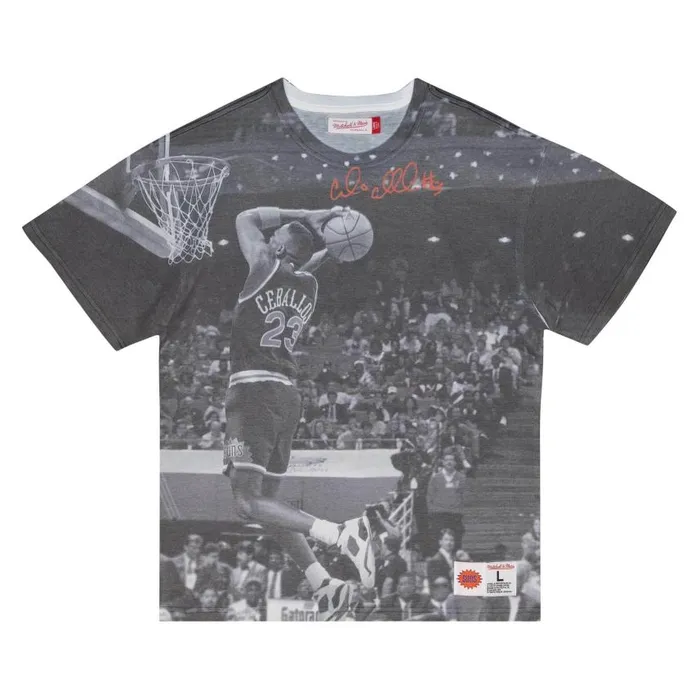 Mitchell and Ness Above The Rim Sublimated SS Tee Phoenix Suns Cedric Ceballos Men TShirts and Tops