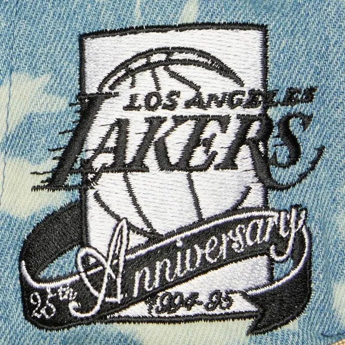 Mitchell and Ness Acid Wash Snapback Los Angeles Lakers Men Hats and Headwear