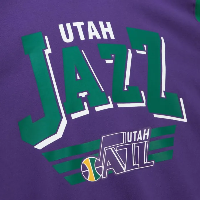 Mitchell and Ness All Over Crew 30 Utah Jazz Men Hoodies and Sweatshirts Mitchell and Ness All Over Crew 30 Utah Jazz Men Hoodies and Sweatshirts