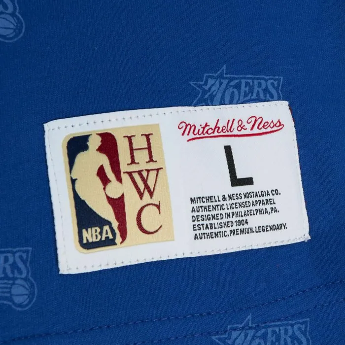 Mitchell and Ness AOP SS Top Philadelphia 76ers Men TShirts and Tops Mitchell and Ness AOP SS Top Philadelphia 76ers Men TShirts and Tops